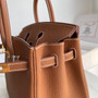 Hermes 37 Gold  Birkin 25cm Togo Gold Hardware