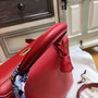 Hermes Red Kelly 28 cm Epsom Gold Hardware
