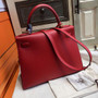 Hermes Red Kelly 28 cm Epsom Gold Hardware