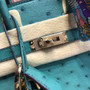 Hermes 7F Bleu Paon Birkin Bag 25cm KK Ostrich Leather Gold Hardware