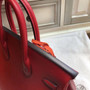 Hermes  Q5 Rouge Birkin 25cm Epsom Gold Hardware