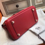 Hermes  Q5 Rouge Birkin 25cm Epsom Gold Hardware