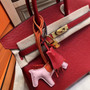 Hermes  Q5 Rouge Birkin 25cm Epsom Gold Hardware