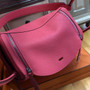 Hermes 8W Rose Azalee Lindy 30  Togo Palladium Hardware