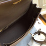 Hermes 18 ETOUPE Kelly 28 cm Togo Gold Hardware
