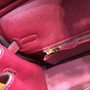 Hermes k1 Rouge Grenat  Birkin 25cm Togo Gold Hardware
