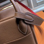 Hermes Gold/Rouge Tomate Lindy 30  Togo Gold Hardware