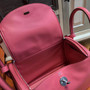 Hermes U5 Rose Lipstick Lindy 26 Swift Palladium Hardware
