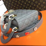 Christian Dior My Lady Dior bag in Dior Grey lambskin "Cannage" topstitching
