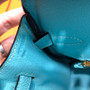 Hermes Blue Atoll 3P Birkin 25cm Togo Gold Hardware