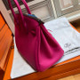 Hermes L3 Rose pourpre Birkin 25cm Togo Gold Hardware