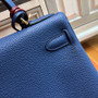 Hermes 73 Bleu saphir Kelly 28 cm Togo Gold Hardware