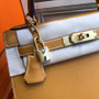 Hermes 1H Toffee Kelly 28 cm Epsom Gold Hardware