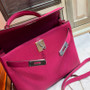 Hermes L3 Rose Purple Kelly 28 cm Epsom Gold Hardware