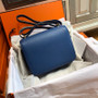 Hermes  R2 Bleu Agate  Constance Togo leather 18cm Gold Hardware