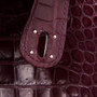 Hermes  Porosus Crocodile LINDY 30 Bag With Palladium  Hardware