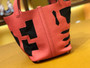 Hermes Petit H Limited Edition U5 Rose Lipstick/Black Picotin Lock 22 Togo Leather Bag  
