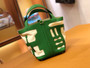 Hermes Petit H Limited Edition 1K Bamboo /Beige Picotin Lock 22 Togo Leather Bag  