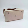 Hermès Lindy 30 Toile/Natural Swift leather with Plladium Hardware