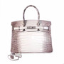 Hermes Matte Himalayan Niloticus Crocodile  Birkin bag 30 cm