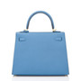 Hermès Blue Azur Kelly 25 Epsom Leather Gold Hardware