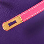 Hermes Special Order Bi-Colours 9W Ultraviolet / E5 Rose Tyrien Kelly 25 cm Epsom Gold Hardware