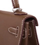 Hermès Brulee Kelly 25 Epsom Leather Palladium Hardware