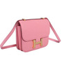 Hermes P1 Sakura Pink Constance Togo leather 18cm Gold Hardware