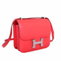 Hermes T5 Rose Jaipur Constance Togo leather 18cm Palladium Hardware