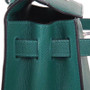 Hermes 6L Vert Bengale Emerald Kelly 28 cm Epsom Palladium Hardware