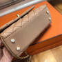 Chanel Nude Calfskin/Lizard Coco Handle Bag