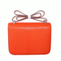 Hermes CK 93 Orange Constance 24cm  Lizard Gold Hardware
