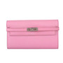 Hermes Kelly Classic wallet Rose Sakura