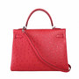 Hermes Red Kelly Bag 28cm KK Ostrich Leather Palladim Hardware