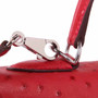 Hermes Red Kelly Bag 28cm KK Ostrich Leather Palladim Hardware