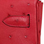 Hermes Red Kelly Bag 28cm KK Ostrich Leather Palladim Hardware