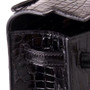 Hermes Black Mini Kelly Pochette Crocodile Niloticus with Gold Hardware