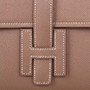 Hermes Etoupe Jige Elan clutch 
