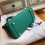  Hermes U4 Vert  Birkin 25 cm Togo Gold Hardware