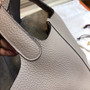 Hermes Q1 Sauge  Picotin Lock 18 Togo Leather Bag