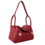 Hermes  K1 Rouge Grenat Lindy 26 Swift Palladium Hardware