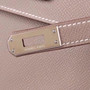 Hermès ETOUPE Kelly 25 Epsom Leather Palladium Hardware