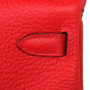 Hermès S5 Rouge Tomate  Kelly 32  Togo Palladium Hardware