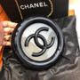 Chanel A MÉTIERS D’ART RUNWAY PARIS-HAMBURG BLACK LUCITE, STRASS & GOLD RUDDER EVENING BAG