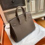  Hermes 18 Etoupe Birkin 25 Togo leather Gold Hardware