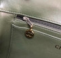 Chanel vintage duo flap bag Green