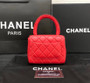 Chanel vintage duo flap bag Red