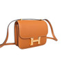  Hermes 1H Toffee Constance Epsom leather 18cm Gold Hardware