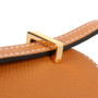Hermes 1H Toffee Constance Epsom leather 18cm Gold Hardware
