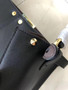  Fendi PEEKABOO X-LITE REGULAR Black leather bag 
